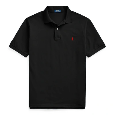 Shop Polo Ralph Lauren The Iconic Mesh Polo Shirt In Polo Black/red