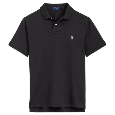 Shop Polo Ralph Lauren The Iconic Mesh Polo Shirt In Polo Black