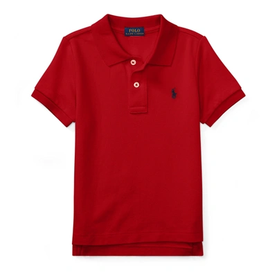 Shop Polo Ralph Lauren Cotton Mesh Polo Shirt In New Red
