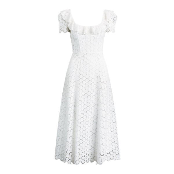 ralph lauren white dress