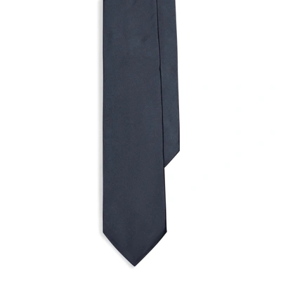Polo Ralph Lauren Peau De Soie Tie In Dark Navy
