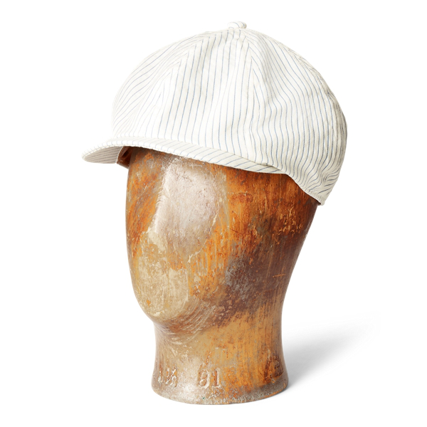 pinstripe newsboy cap