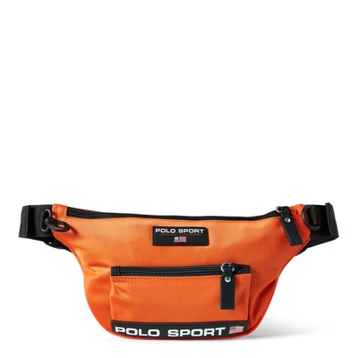 Shop Ralph Lauren Polo Sport Nylon Waist Pack In Orange