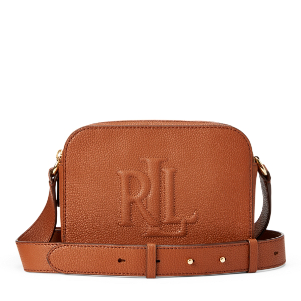 ralph lauren tan leather bag