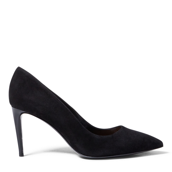 ralph lauren suede pumps