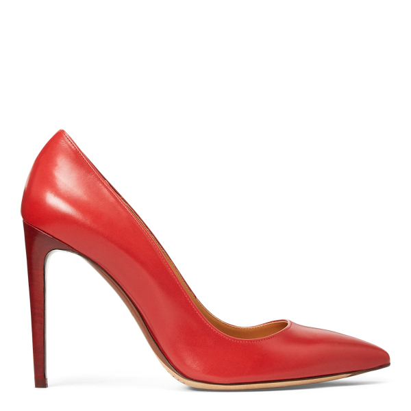 ralph lauren red pumps