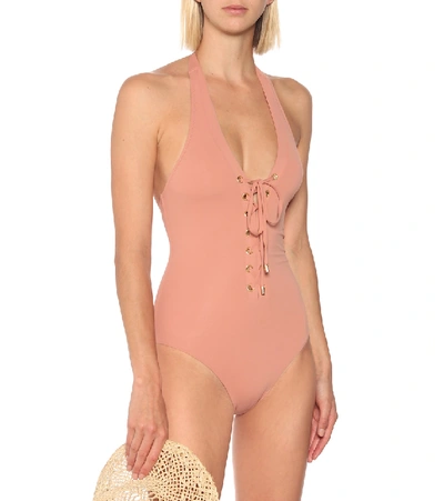 Shop Melissa Odabash Puerto Rico Swimsuit In Pink