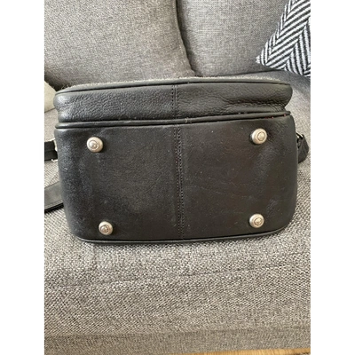Pre-owned Fred Perry Black Leather Bag