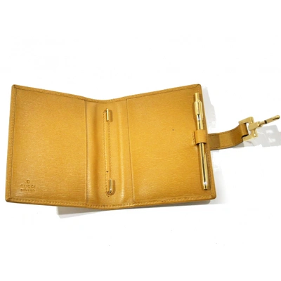 Pre-owned Gucci Leather Small Bag In Gold