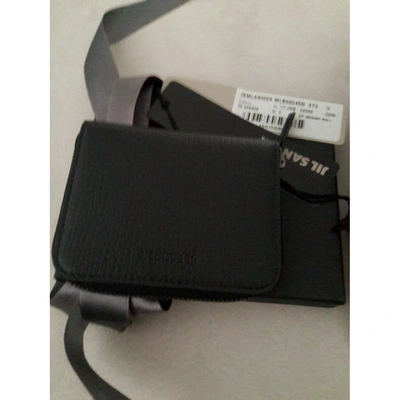 Pre-owned Jil Sander Leather Small Bag In Black