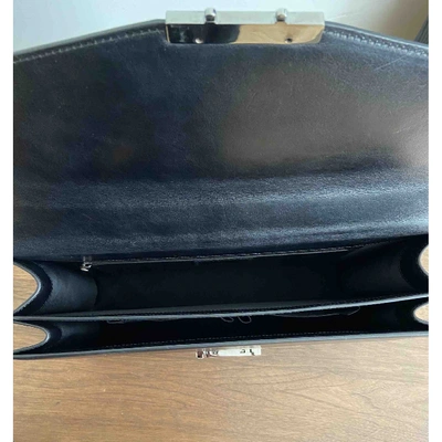 Pre-owned Brioni Leather Satchel In Black