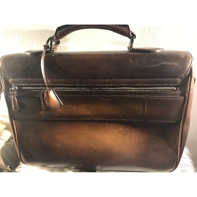 Pre-owned Berluti Brown Leather Bag