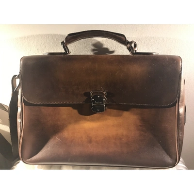 Pre-owned Berluti Brown Leather Bag