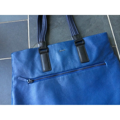 Pre-owned Paul Smith Leather Bag In Blue
