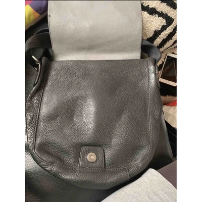 Pre-owned Hugo Boss Leather Small Bag In Black
