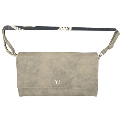Pre-owned Yohji Yamamoto Grey Suede Bag