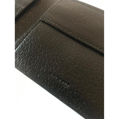 Pre-owned Church's Leather Small Bag In Black