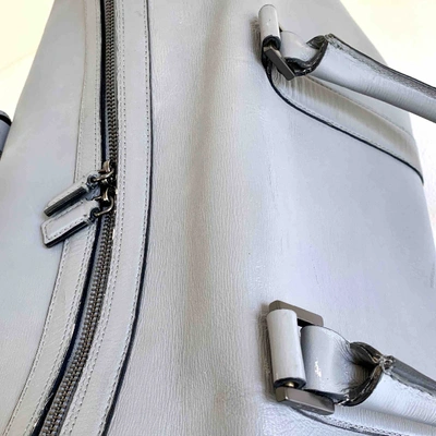 Pre-owned Calvin Klein Grey Leather Bag