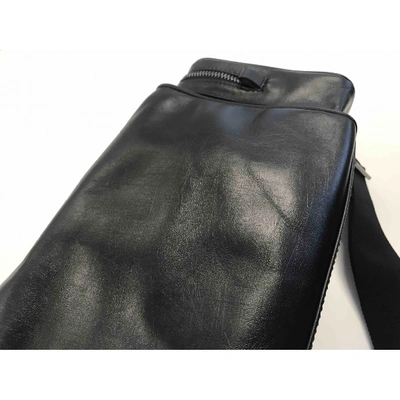 Pre-owned Dior Leather Bag In Black