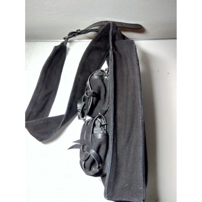 Pre-owned Helmut Lang Cloth Bag In Black