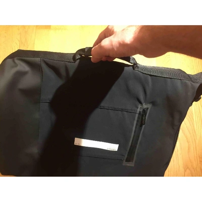 Pre-owned Adidas Originals Cloth Travel Bag In Black