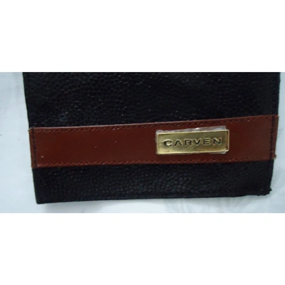 Pre-owned Carven Leather Small Bag In Black