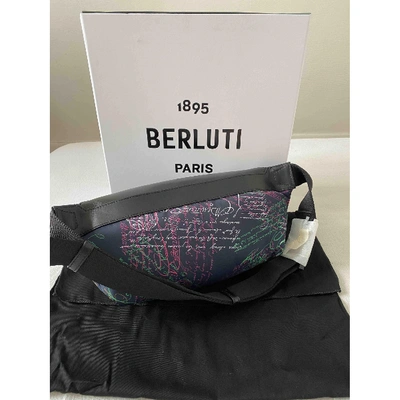 Pre-owned Berluti Cloth Bag In Black