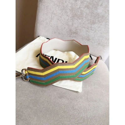 Pre-owned Fendi Leather Small Bag In Multicolour