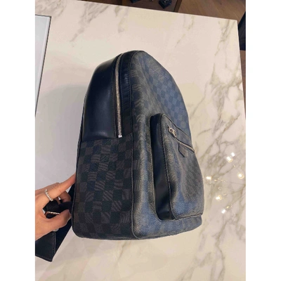Josh backpack cloth backpack Louis Vuitton Black in Cloth - 25093675