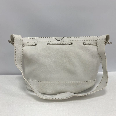 Pre-owned Fendi White Leather Bag