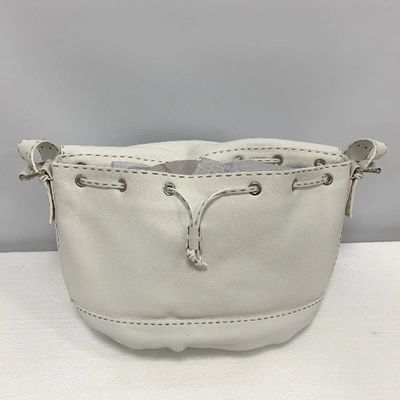 Pre-owned Fendi White Leather Bag