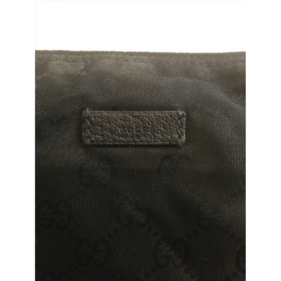 Pre-owned Gucci Cloth Bag In Black