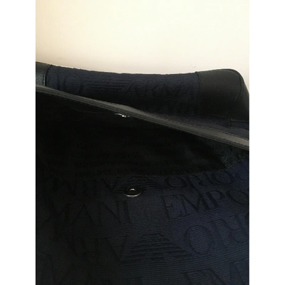 EMPORIO ARMANI Pre-owned Cloth Bag In Blue