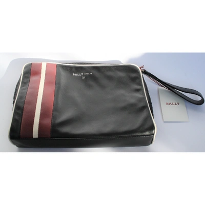 Pre-owned Bally Leather Small Bag In Black