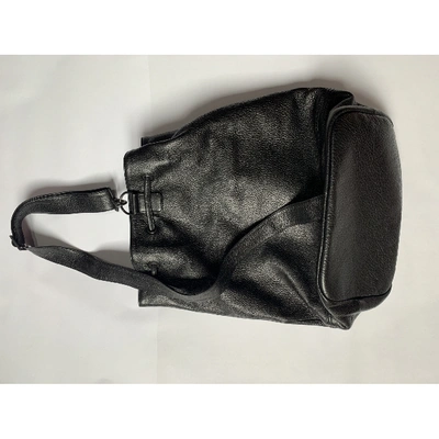 Pre-owned Yohji Yamamoto Leather Bag In Black