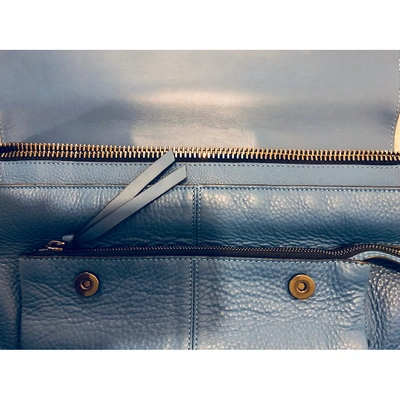 Pre-owned Christian Louboutin Leather Bag In Blue