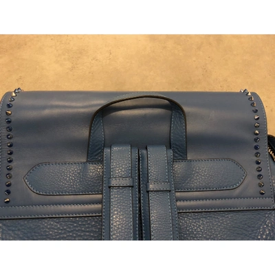 Pre-owned Christian Louboutin Leather Bag In Blue