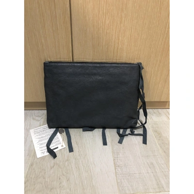 Pre-owned Mcq By Alexander Mcqueen Leather Small Bag In Grey