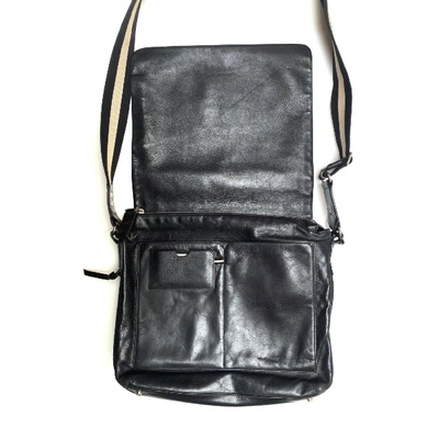 Pre-owned Bally Leather Satchel In Black