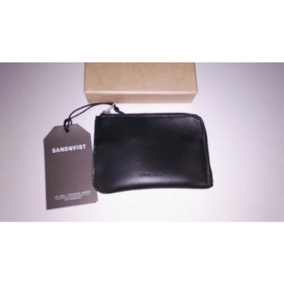 Pre-owned Sandqvist Black Leather Small Bag, Wallet & Cases