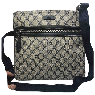 GUCCI Pre-owned Cloth Bag In Grey