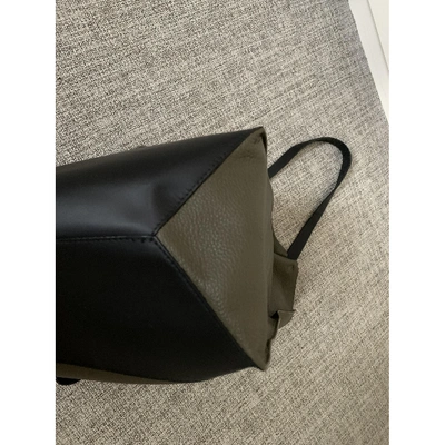 Pre-owned Furla Leather Bag In Khaki