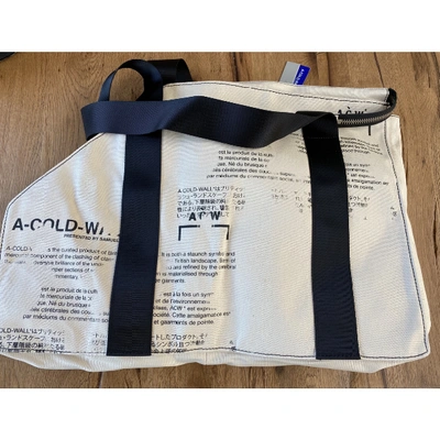 Pre-owned A-cold-wall* Bag In White