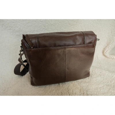 Pre-owned Fossil Brown Leather Bag