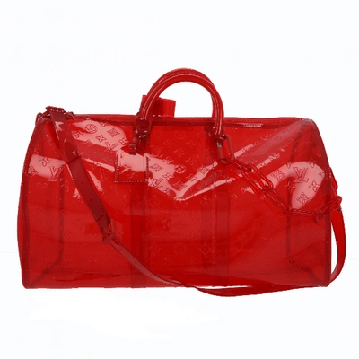 Pre-owned Louis Vuitton Red Plastic Bags