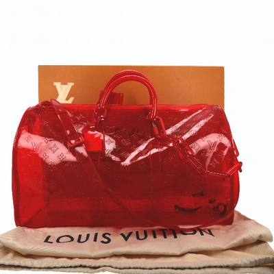 Pre-owned Louis Vuitton Red Plastic Bags