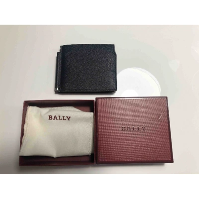Pre-owned Bally Leather Small Bag In Blue
