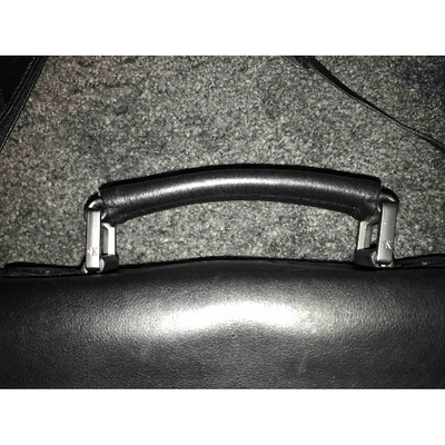 Pre-owned Calvin Klein Anthracite Leather Bag