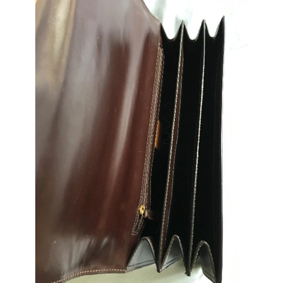 Pre-owned A. Testoni' Brown Leather Bag