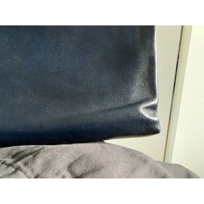 Pre-owned Berluti Leather Weekend Bag In Blue